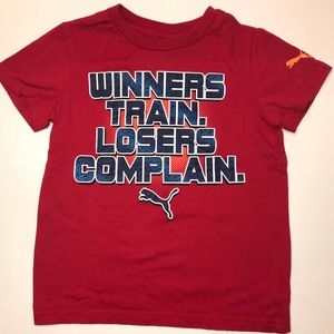 Boys Puma Tee.